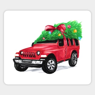 Christmas Car Magnet